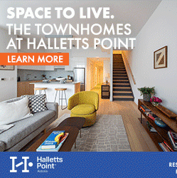 Digital advertising for Halletts Point