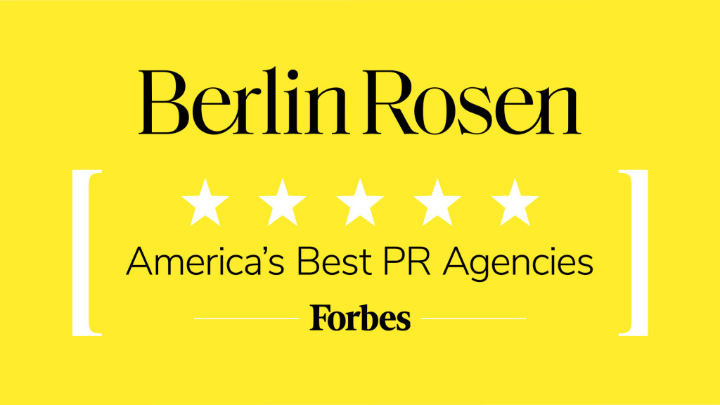 BerlinRosen Top PR Firm by Forbes
